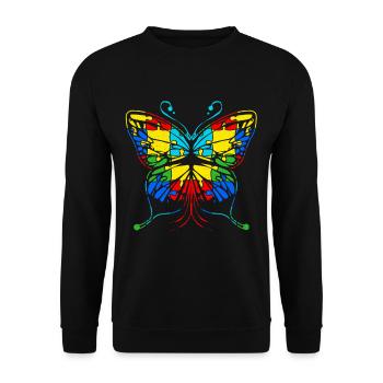 Autism - Unisex Sweatshirt - black - Front - Alina (178cm) & Michal (187cm)