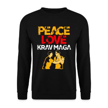 Krav Maga - Sweat-shirt Unisexe - noir - Devant - Alina (178cm) & Michal (187cm)