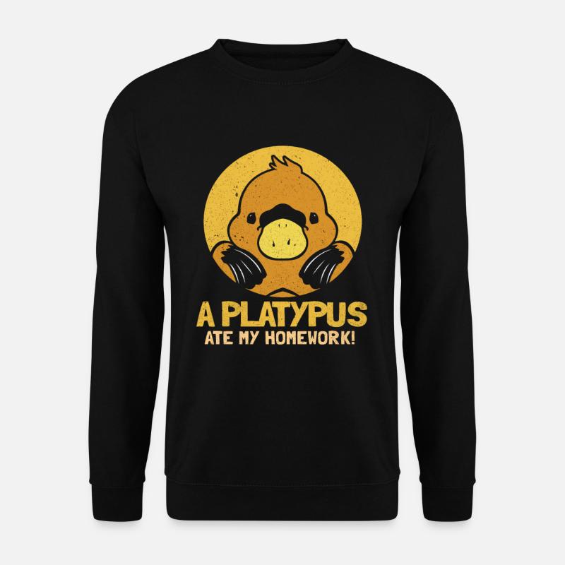 Schnabeltier - Unisex Pullover - Schwarz