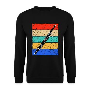 Bassoon - Unisex Sweatshirt - black - Front - Alina (178cm) & Michal (187cm)