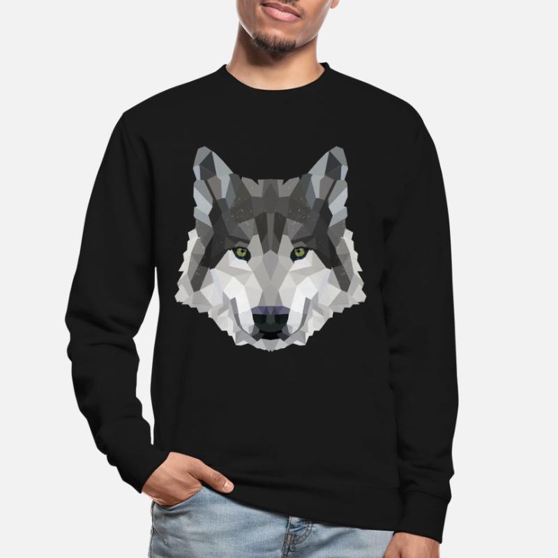 POLYGON WOLF WOLVES HUSKY PACK DOG PACK PACK Unisex Sweatshirt