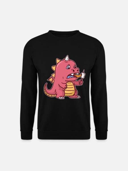 Dragon Dragon Marshmallow - Unisex Sweatshirt - black