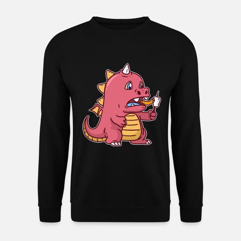 Dragon Dragon Marshmallow - Unisex Sweatshirt - black
