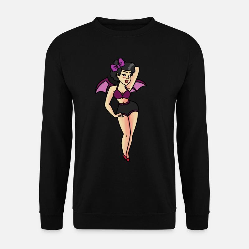 VAMPIRE CHICK - Unisex Pullover - Schwarz