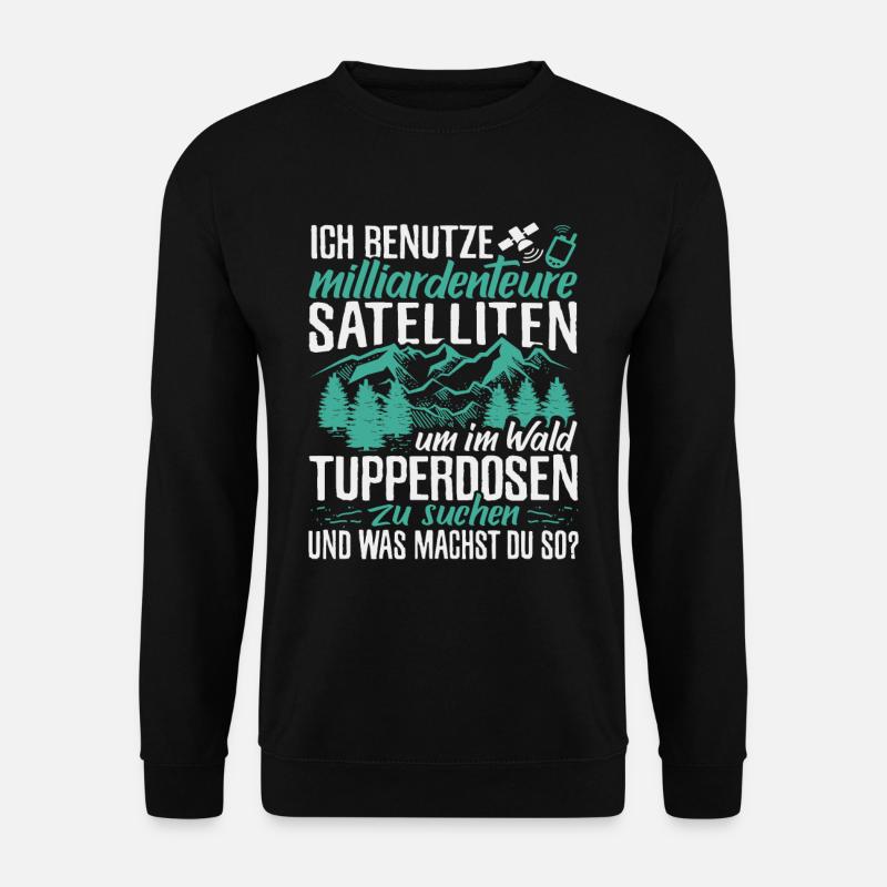 GPS-Schatzsuche - Unisex Pullover - Schwarz