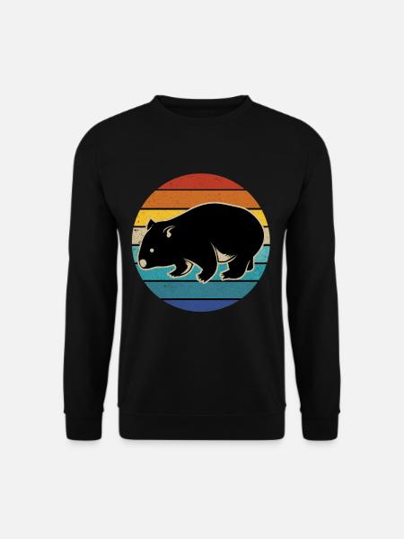 Wombat - Unisex Sweatshirt - black