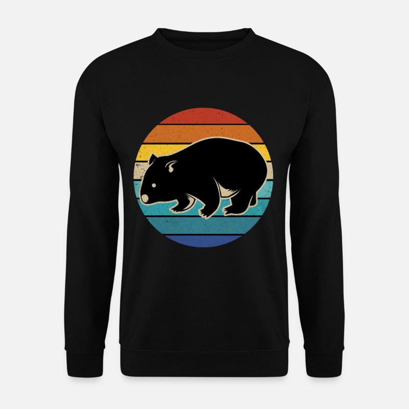 Wombat - Unisex Pullover - Schwarz