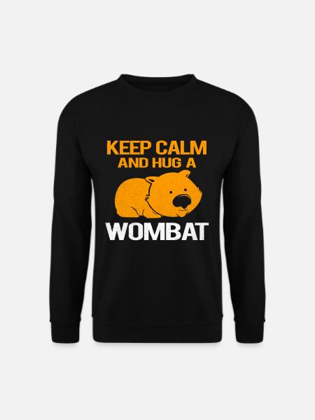 Wombat - Unisex Sweatshirt - black