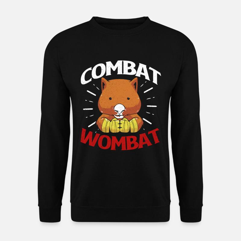 Wombat - Unisex Pullover - Schwarz