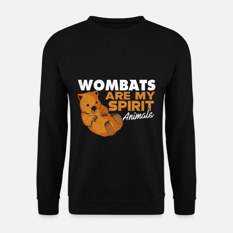 Wombat - Unisex Sweatshirt - black