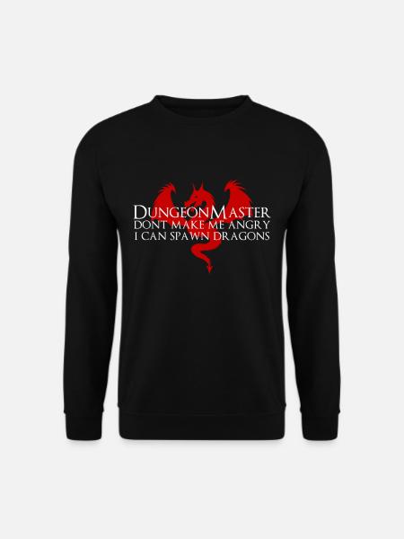 Dungeonmaster | Tabletop RPG Brettspiel Geschenk - Unisex Pullover - Schwarz