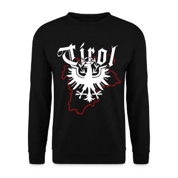 Tirol Gift Patriot Austria Vacation Vacations - Unisex Sweatshirt - black - Front - Alina (178cm) & Michal (187cm)