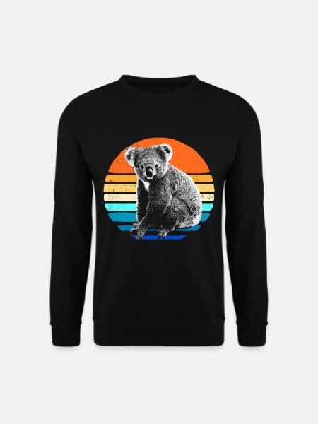 Koala - Unisex Pullover - Schwarz