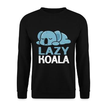 Koala - Sweat-shirt Unisexe - noir - Devant - Alina (178cm) & Michal (187cm)