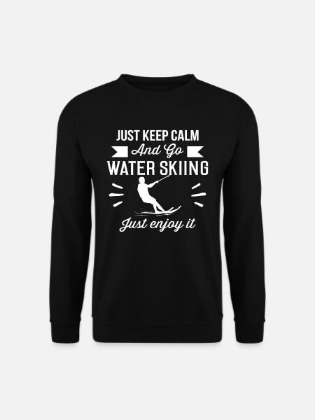 Quiet waterskiing hobby - Unisex Sweatshirt - black