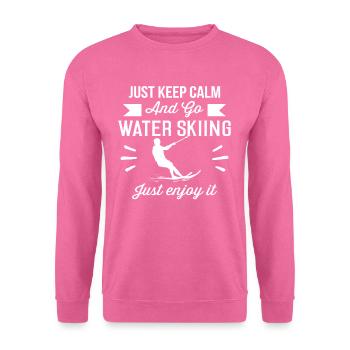 Ruhig Wasserski Hobby - Unisex Pullover - Pink - Vorne