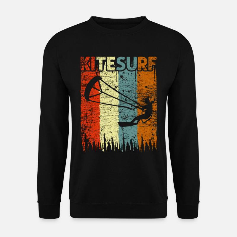 Kitesurf - Unisex Pullover - Schwarz