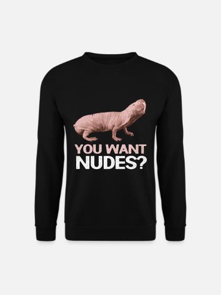 Mull nu - Sweat-shirt Unisexe - noir