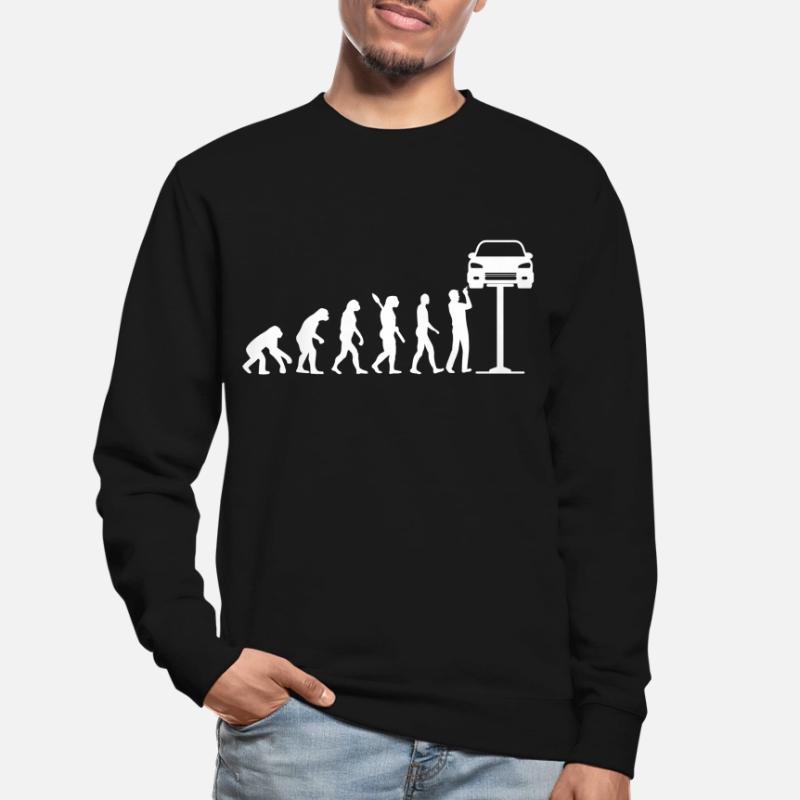 Mechaniker Evolution Auto Schrauber Geschenk Unisex Pullover