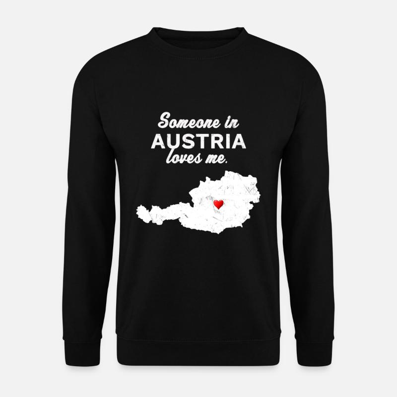Fernbeziehung oder Versöhnung, Liebe in Österreich - Unisex Pullover - Schwarz