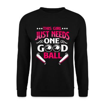 Pinball Pinball Pinball Machine Pinball Lever Game - Unisex Sweatshirt - black - Front - Alina (178cm) & Michal (187cm)