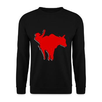 Cadeau de rodéo de tauromachie sauvage - Sweat-shirt Unisexe - noir - Devant - Alina (178cm) & Michal (187cm)
