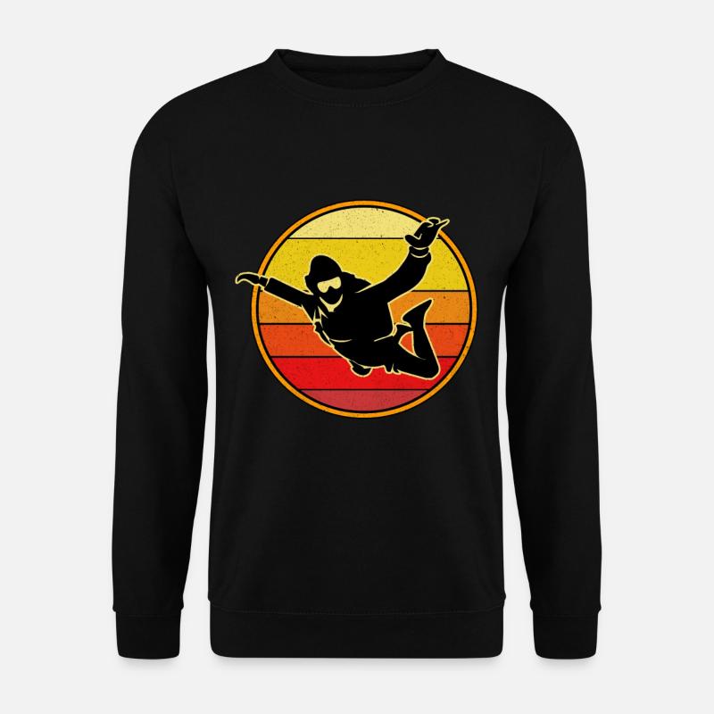 Parachuting - Unisex Sweatshirt - black