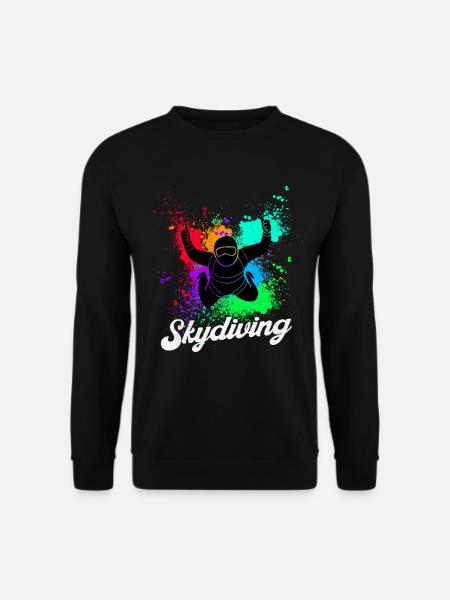 Parachuting - Unisex Sweatshirt - black