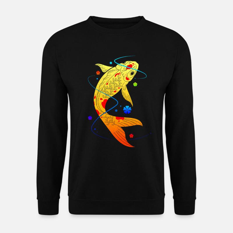 Koi - Unisex Pullover - Schwarz