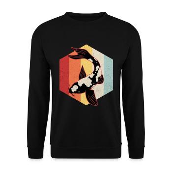 Koi - Sweat-shirt Unisexe - noir - Devant - Alina (178cm) & Michal (187cm)