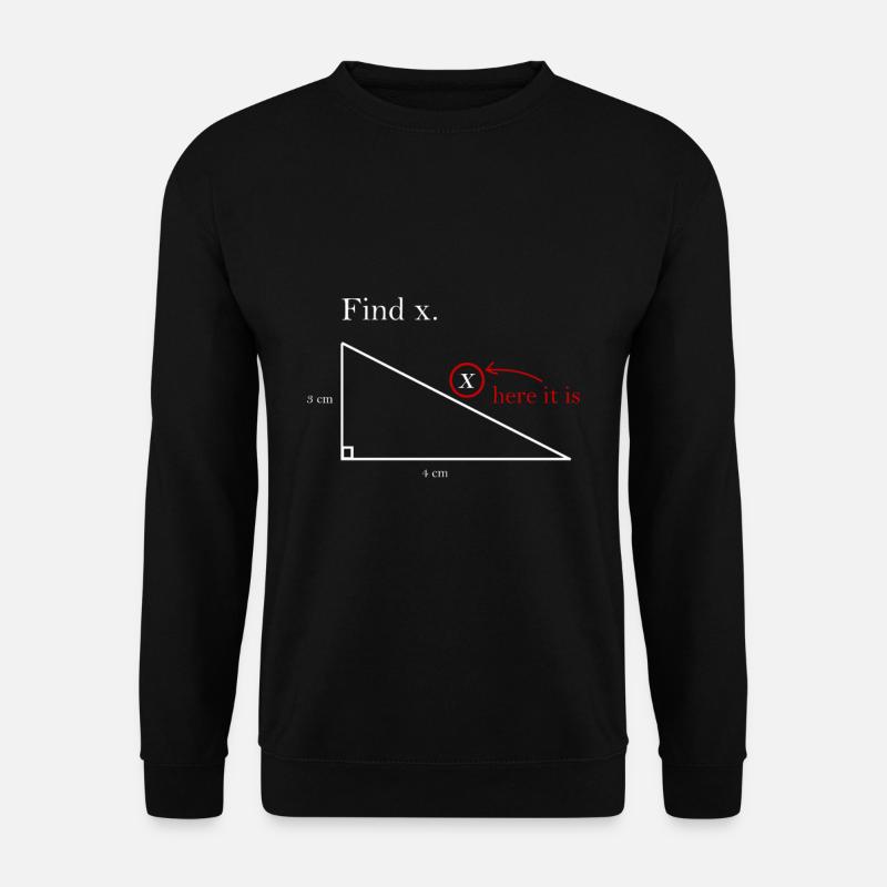 Find X math gift - Unisex Sweatshirt - black