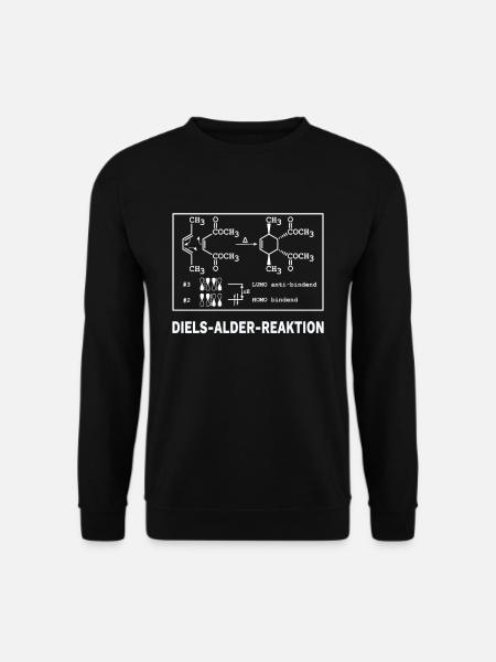 Chemistry Diels Alder Reaction - Nerd Funny Gift - Unisex Sweatshirt - black