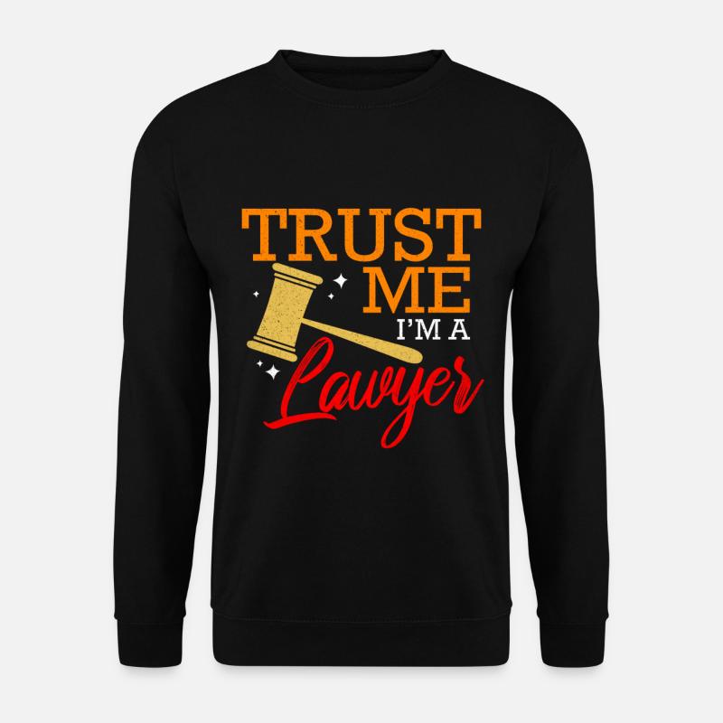 Rechtsanwalt Rechtsanwältin Anwalt Jurist Richter - Unisex Pullover - Schwarz