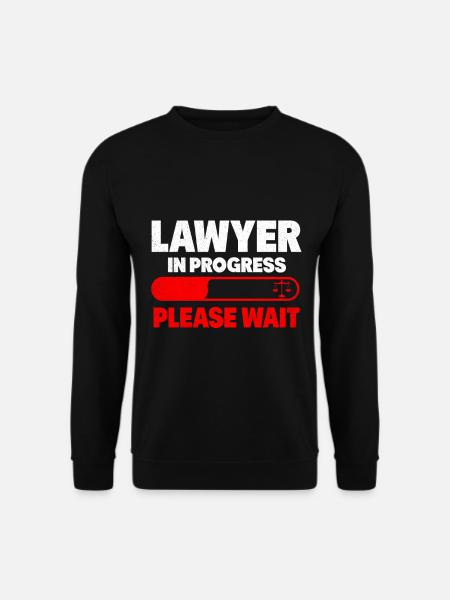 Rechtsanwalt Rechtsanwältin Anwalt Jurist Richter - Unisex Pullover - Schwarz