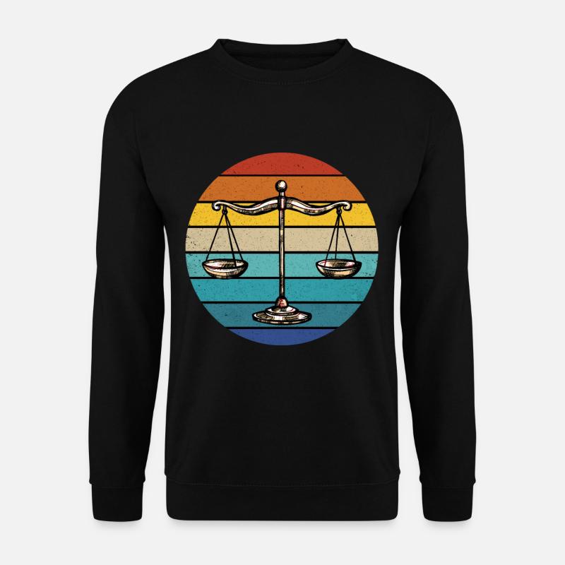 Rechtsanwalt Rechtsanwältin Anwalt Jurist Richter - Unisex Pullover - Schwarz