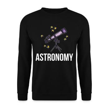 Astronomie - Unisex Pullover - Schwarz - Vorne - Alina (178cm) & Michal (187cm)