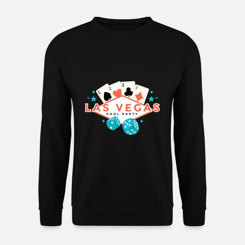 Vegas Pool Party Motiv - Unisex Pullover - Schwarz