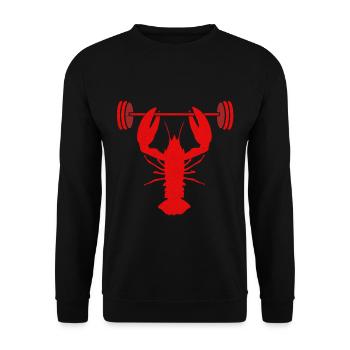 Lobster - Unisex Sweatshirt - black - Front - Alina (178cm) & Michal (187cm)