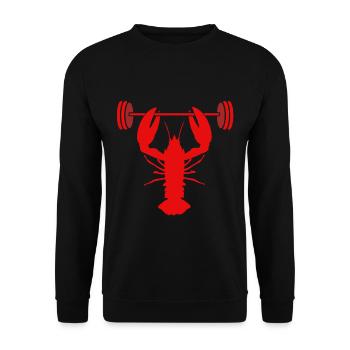 Homard Crevette Languste Cancer Fruits de mer - Sweat-shirt Unisexe - noir - Devant - Alina (178cm) & Michal (187cm)