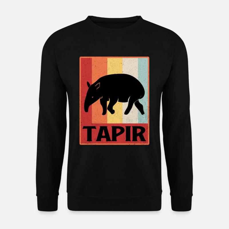 Tapir - Unisex Pullover - Schwarz