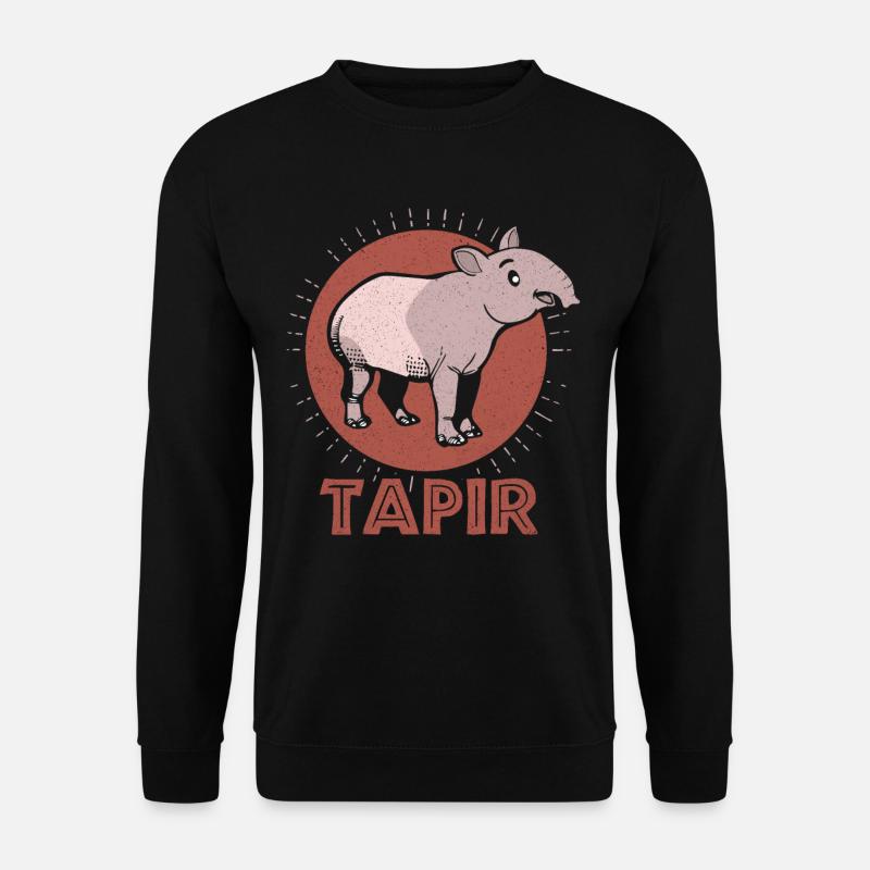 Tapir - Unisex Pullover - Schwarz