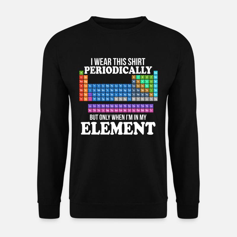 Chemistry Periodic Table - Unisex Sweatshirt - black