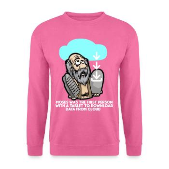 DOWNLOAD MOSES Cloud Computing IT Computer Scientist - Unisex Sweatshirt - pink - Front