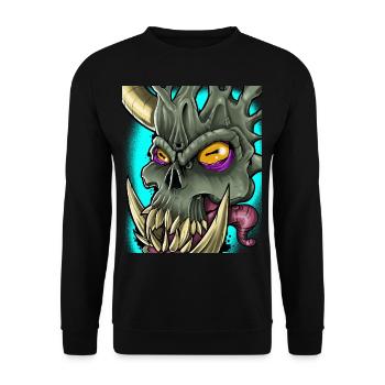 Devils in New Traditional Styles - Unisex Sweatshirt - black - Front - Alina (178cm) & Michal (187cm)