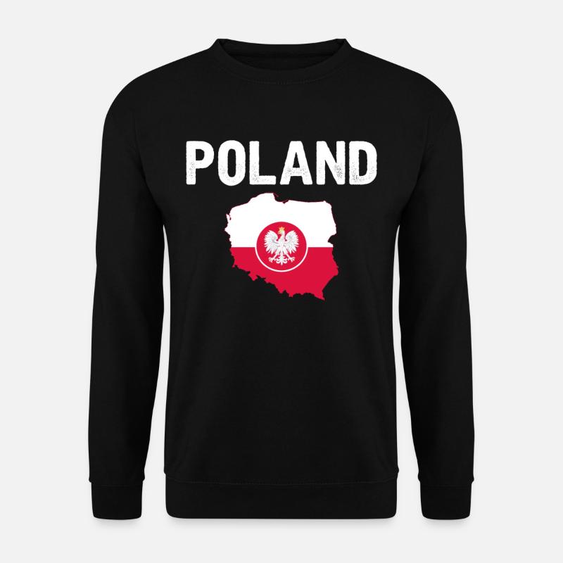 Polen - Unisex Pullover - Schwarz
