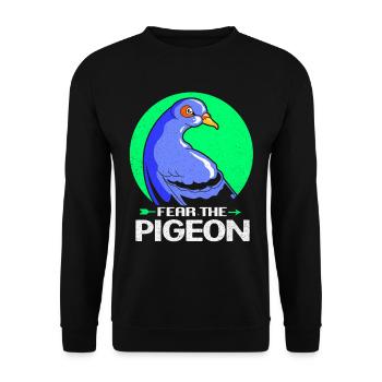 Dove - Unisex Sweatshirt - black - Front - Alina (178cm) & Michal (187cm)