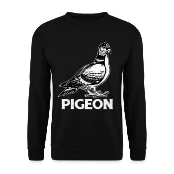 Dove - Unisex Sweatshirt - black - Front - Alina (178cm) & Michal (187cm)