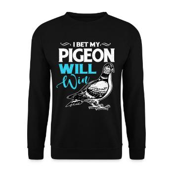 Dove - Unisex Sweatshirt - black - Front - Alina (178cm) & Michal (187cm)