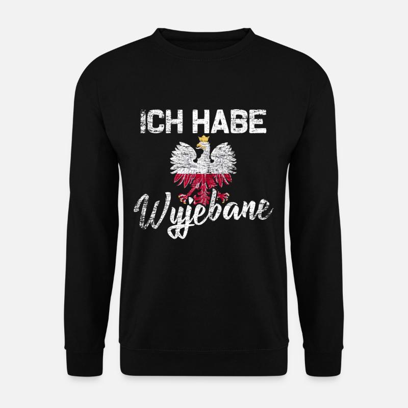 Polen Wyjebane Spruch - Unisex Pullover - Schwarz