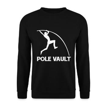 Stabhochsprung - Unisex Pullover - Schwarz - Vorne - Alina (178cm) & Michal (187cm)